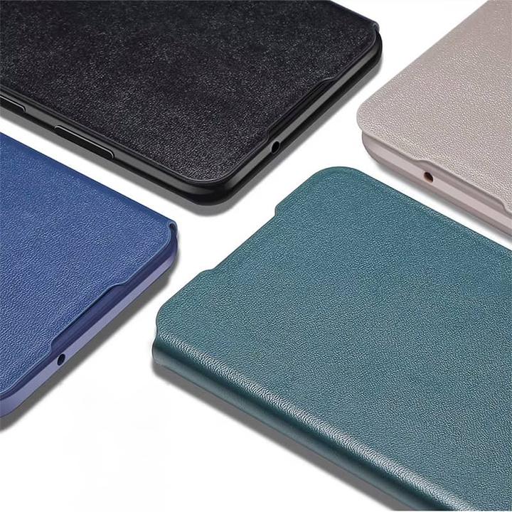Produktbild X-Level Huawei P30 Lite - FIBColor Flip Etui, Kunstleder, 360° Rundumschutz, Schwarz (Huawei P30 Lite)