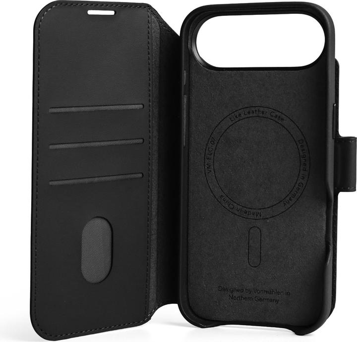 Produktbild Vonmählen Back Cover Vegan Leather iPhone Air Black, Eigenschaften (Apple iPhone Air)