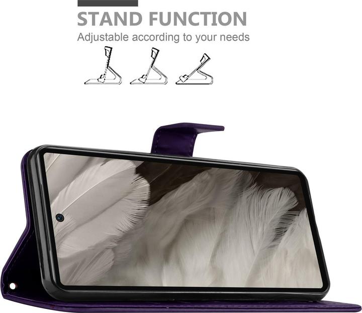 Actual product image Cadorabo Case for Google Pixel 7A Flower Book (Google Pixel 7a)