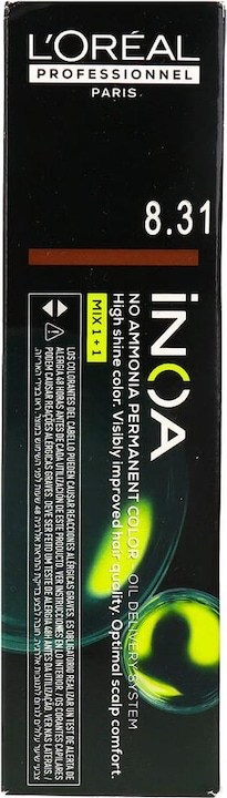 Produktbild L'Oréal Professionnel Dauerfärbung Inoa 60 g Nº 8.31 (Nº 8.31)