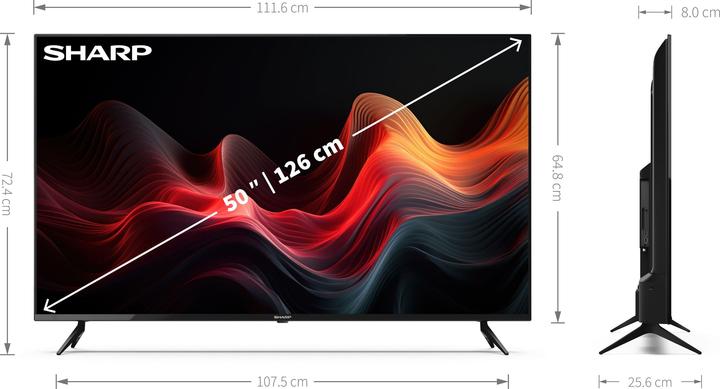 Image du produit Sharp 50GL4060E (50", LED, FWVGA)