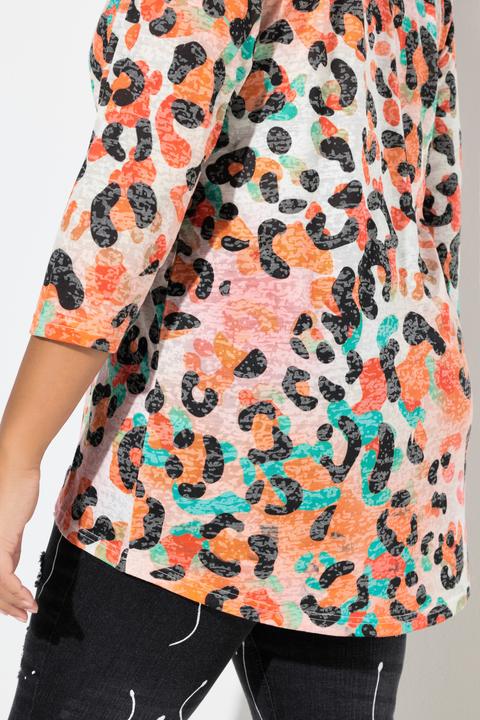 Actual product image Angel of Style T-Shirt, A-Linie, farbiges Leomuster (56)