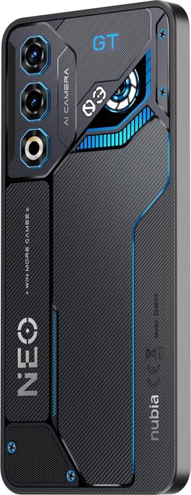 Image du produit Nubia Neo 3 GT 8GB/256GB Schwarz (256 Go, Gris interstellaire, 6.80", Double SIM, 5G)
