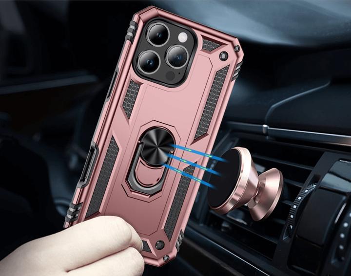 Actual product image Cover-Discount iPhone 16 Pro - Robust back cover with kickstand (Apple iPhone 16 Pro)