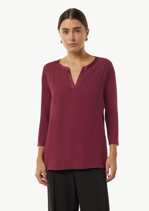 Produktbild Comma T-Shirt Shirt mit Satinblende im Fabricmix (34)