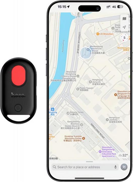Produktbild Hoco Other Computer Accessory Locator compatible with Apple Find My E95 black (Android, iOS)