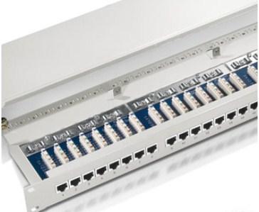 Produktbild equip 19" Patchpanel: 24 Port, 1HE, grau