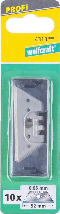Actual product image wolfcraft wolfcraft 10 Profi Trapezklingen 0,65x52mm (Replacement blade)