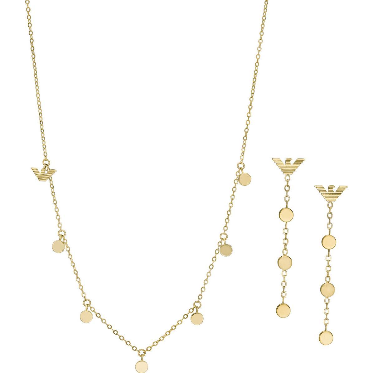 Emporio Armani, Schmuck Set, Eagle Logo Set, Gold, (Edelstahl)