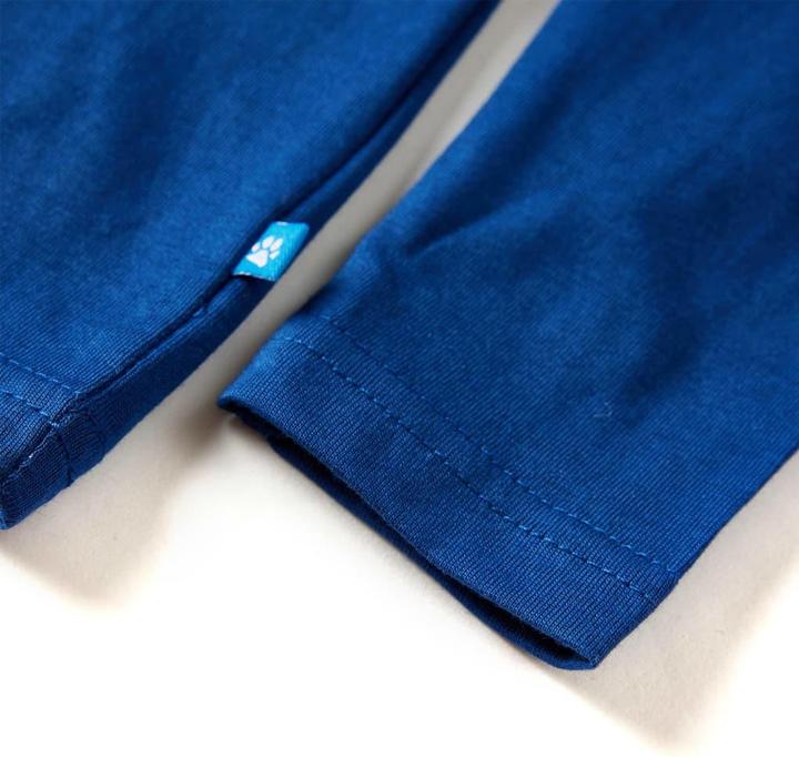 Produktbild VidaXL Kinder-Langarmshirt Dunkelblau 116,Material: 100 (116)