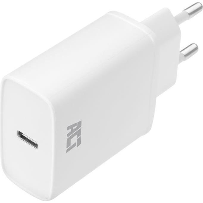 ACT AC2100 Ladegerät für Mobilgeräte Weiss Indoor (20 W), USB Ladegerät, Weiss