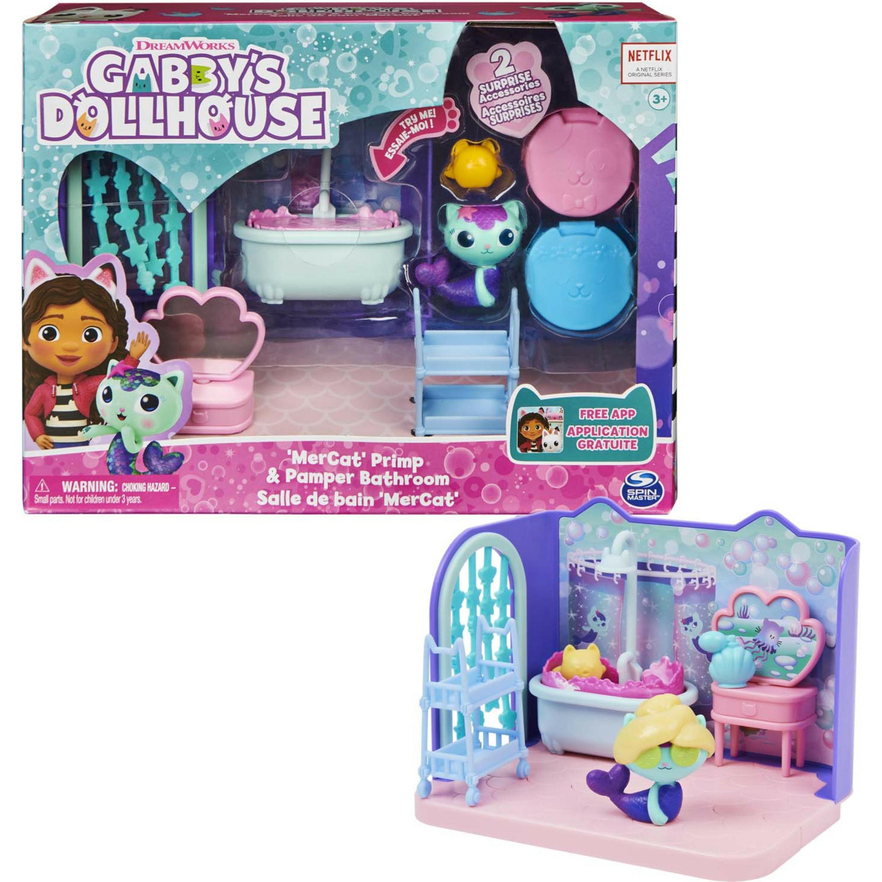 Gabby's Dollhouse Deluxe Room MerCat's Bathroom