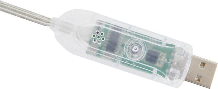 Produktbild Idena Smart LED-Lichterkette USB Bluetooth App Fernbedienung Timer Musik RGB 12m 100 LED Innen (12 m)