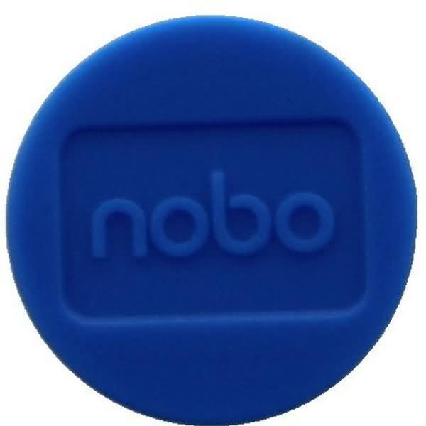 Actual product image Nobo Holding magnet Ø 2 cm 8 pieces, Blue (8 x)
