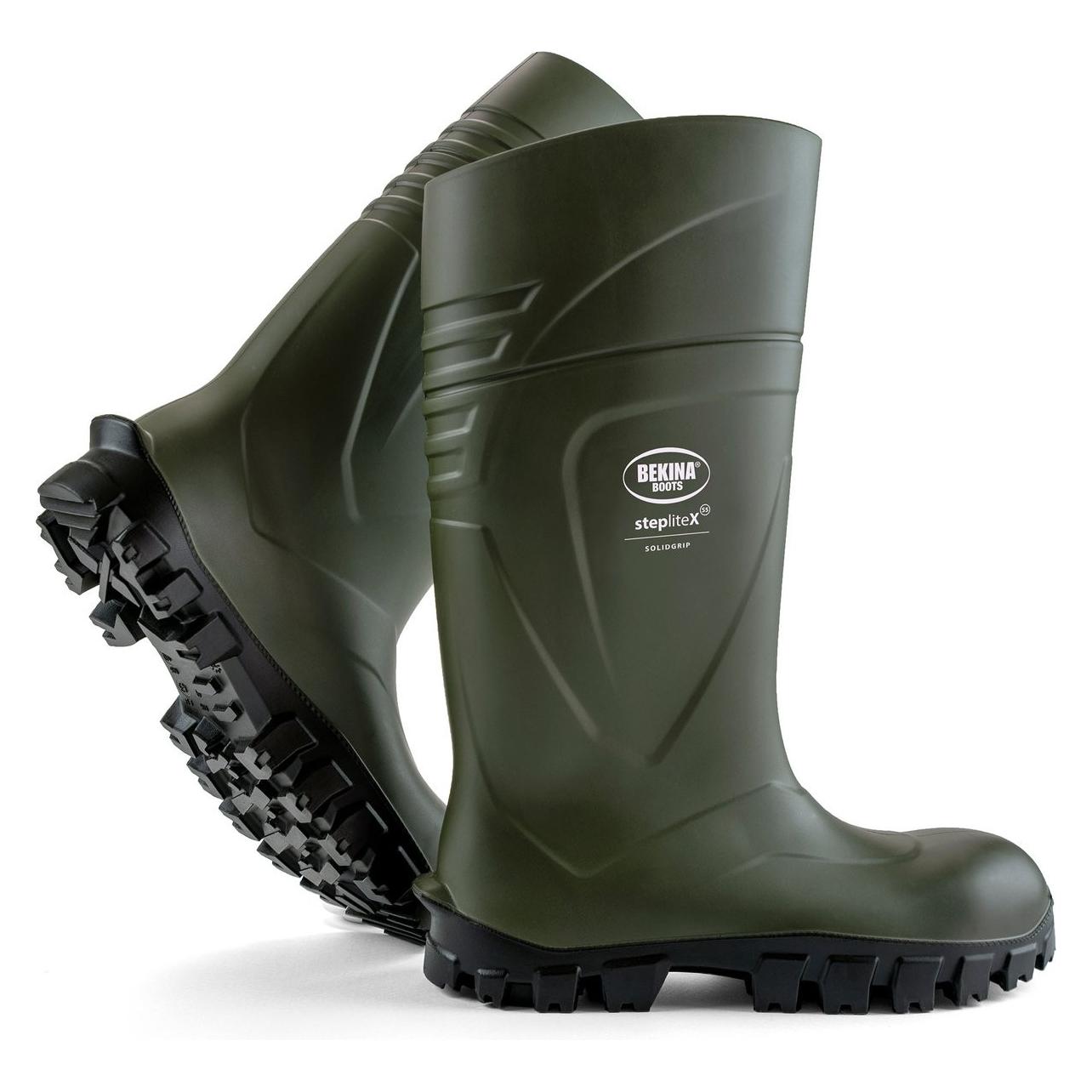 Kerbl, Unisex, Gummistiefel, Sicherheitsstiefel StepliteX, Grün, (40)