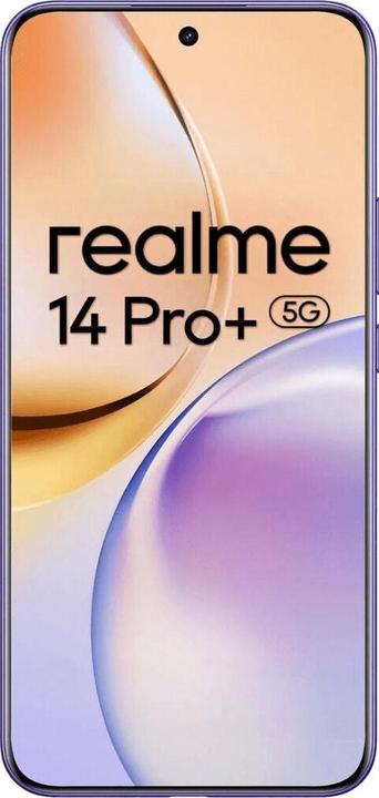 Produktbild realme Smartfon 14 Pro+ 5G 12/512GB Nebula Purple (512 GB, Nebula Purple, 6.83", Dual SIM, 5G)
