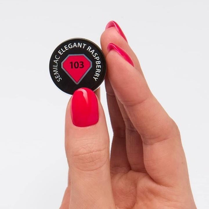 Produktbild Semilac 103 Elegant Raspberry 7ml (Elegant Raspberry, UV-Gel Lack)