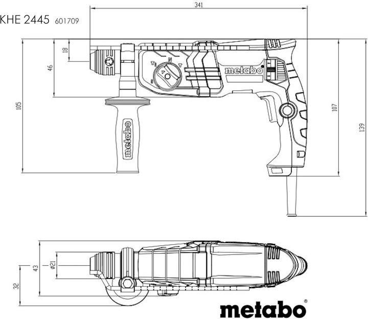Image du produit Metabo KHE 2445 (Marteau perforateur)