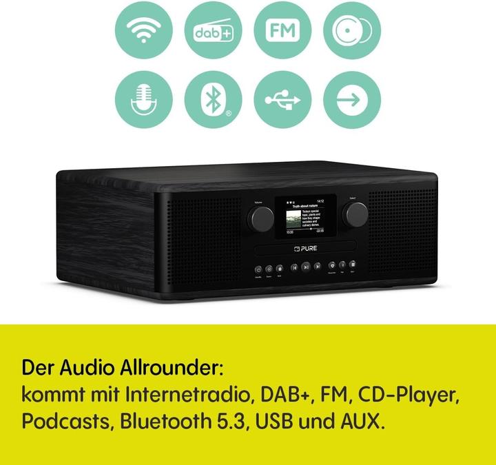 Produktbild Pure Classic C-D6i (DAB+, Internetradio, FM, DAB, Bluetooth, WLAN)