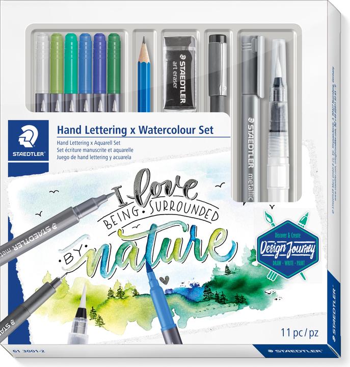 Staedtler Design Journey Handlettering & Aquarell Set (6x)