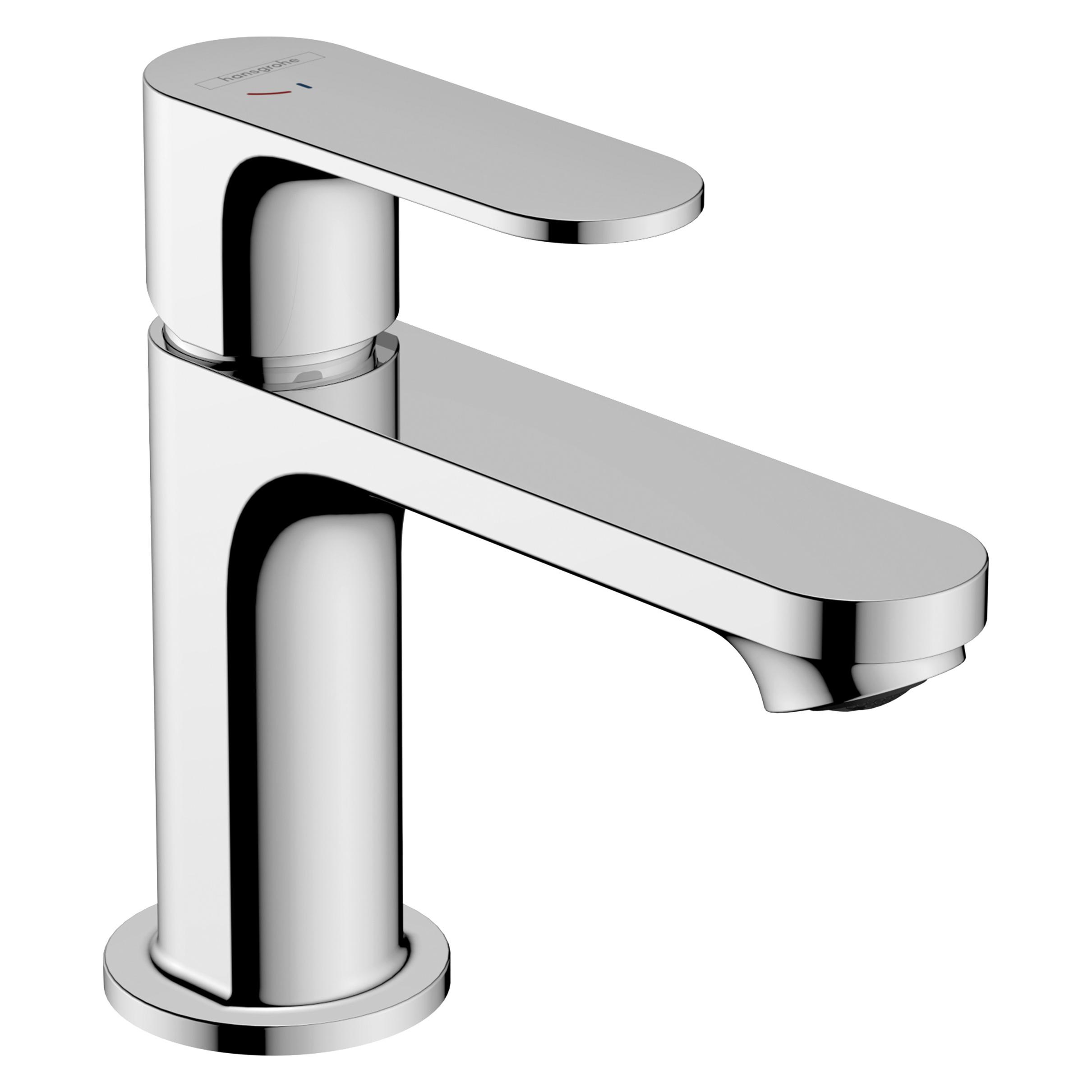 Hansgrohe, Badkamermeubels, Hg ééngreeps Wastafelmengkraan Rebris S 80 CoolStart M M Zag Chroom