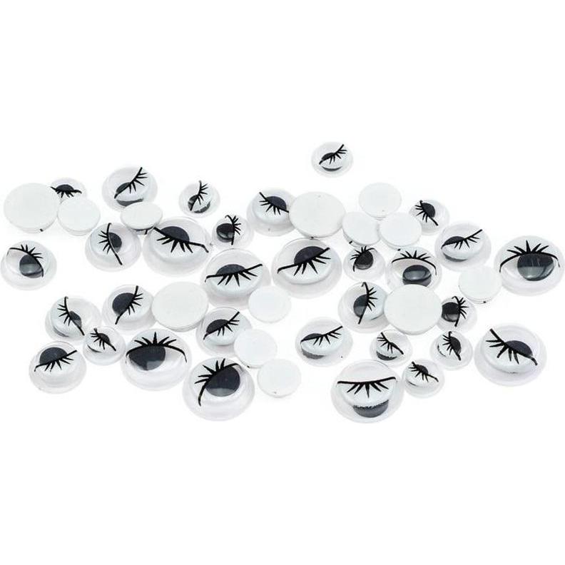 Brewis, Ciglia finte, Bewegliche Augen mit Wimpern 44 Stk (Ciglia artificiali)