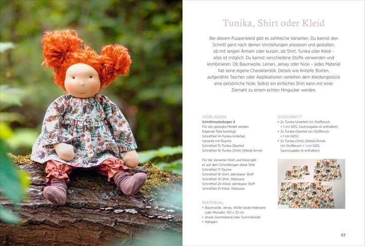 Actual product image Handgemachte Puppen im Waldorf-Stil (German, Kristin Wünsch, 2023)