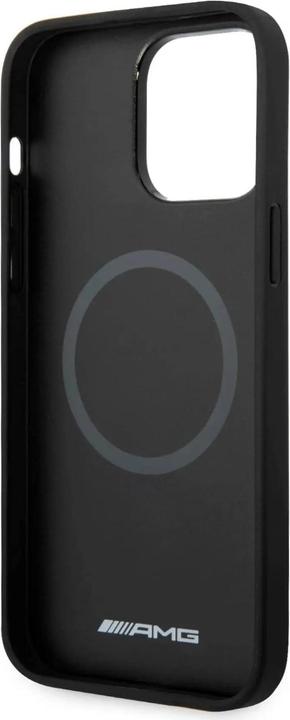 Image du produit Mercedes AMG AMHMP14XOSDBK iPhone 14 Pro Max 6,7" czarny/black hardcase Leather Curved Lines MagSafe (Apple iPhone 14 Pro Max)