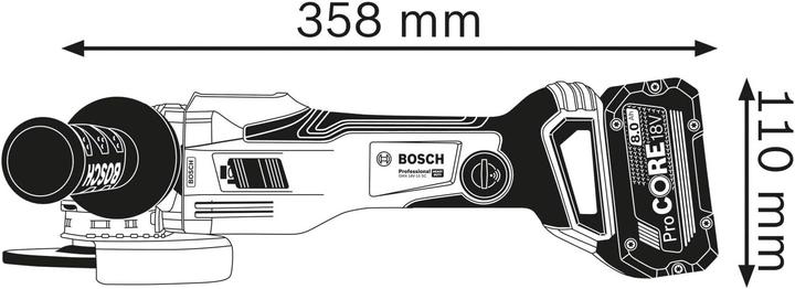 Produktbild Bosch Professional GWX 18V-15 SC (125 mm)