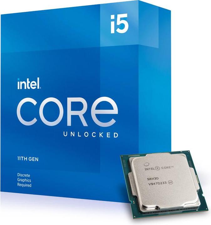 Produktbild Intel Core i5-11600KF (LGA 1200, 3.90 GHz, 6 -Core)