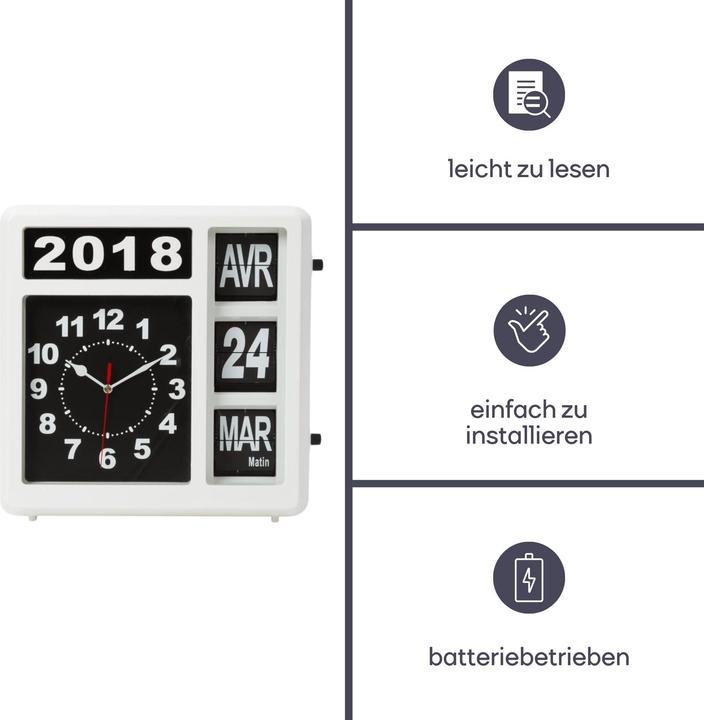 Produktbild Perel Wanduhr