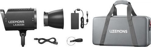 Produktbild Godox LA300Bi K1 black - Kit 1 x Litemons LED Light Bi-Color & Bag (Videoleuchte)