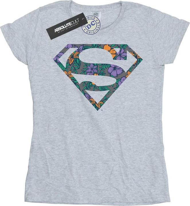 Immagine prodotto Superman Floral Logo 1 Maglietta Donna (L)