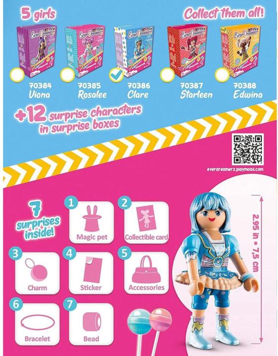 Produktbild Playmobil Clare (70386, Playmobil EverDreamerz)