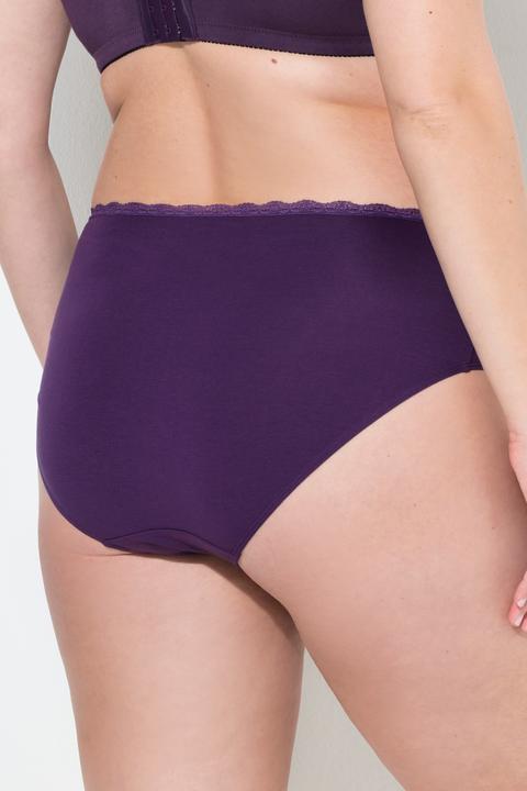 Produktbild Ulla Popken Midislips, 5er-Pack, Spitzenbund (54)