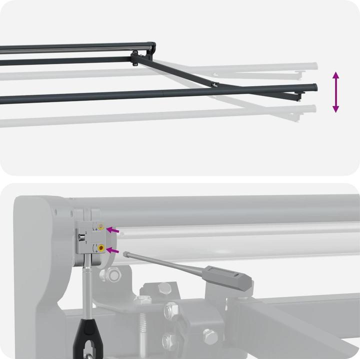 Produktbild vidaXL Elektrische ausziehbare Markise (2.50 m)