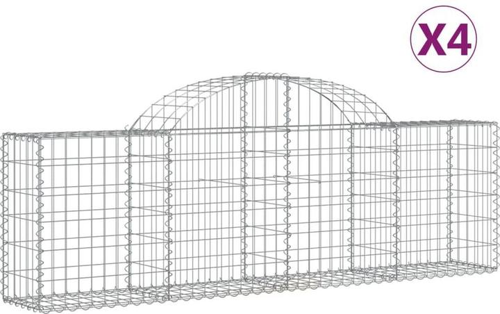 Produktbild vidaXL Gabionenkorb