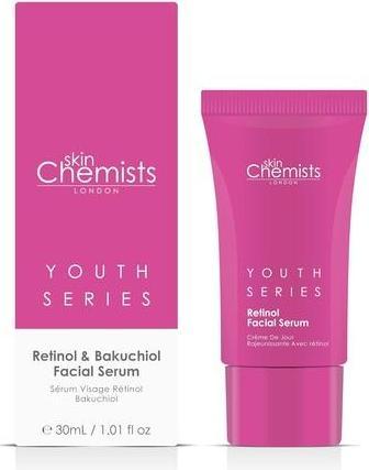 SkinChemists Retinol Bakuchiol Gesichtsserum mit Hyaluronsäure Erweiterte Anti-Aging Formel 30ml (30 ml)