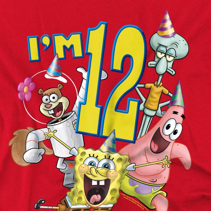 Produktbild Spongebob Squarepants I'm 12 TShirt (158, 164)
