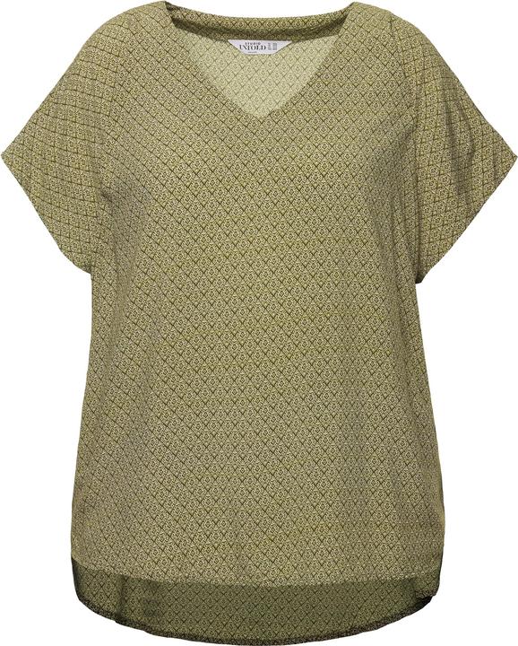Produktbild Studio Untold Blusenshirt, oversized, Minimal Print, V-Ausschnitt (46, 48)