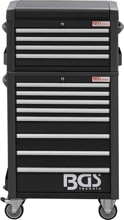 BGS Werkstattwagen Profi Standard Maxi 12 Schubladen mit 263 Werkzeugen (263 x)