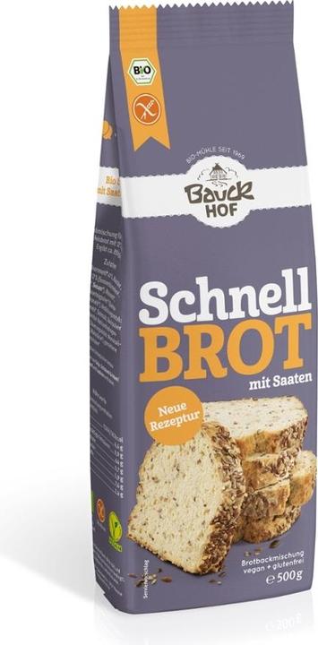 Image du produit Bauckhof Pain rapide avec mélange de cuisson aux graines bio (500 g)