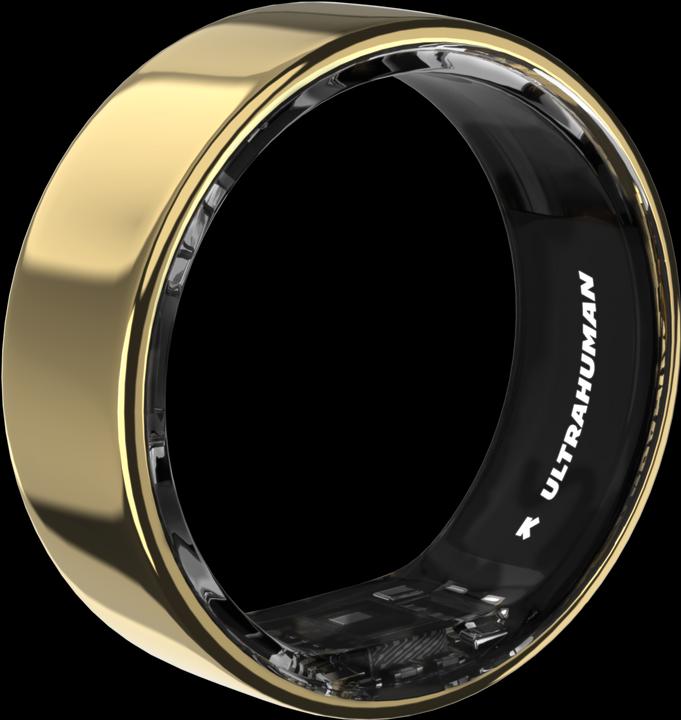 Actual product image Ultrahuman Ring Air- Size-08- Air Gold (8, Bionic Gold)