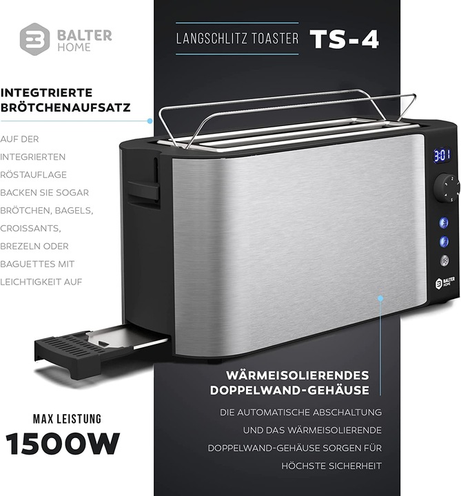 Actual product image Balter Toaster B09X61WL7C