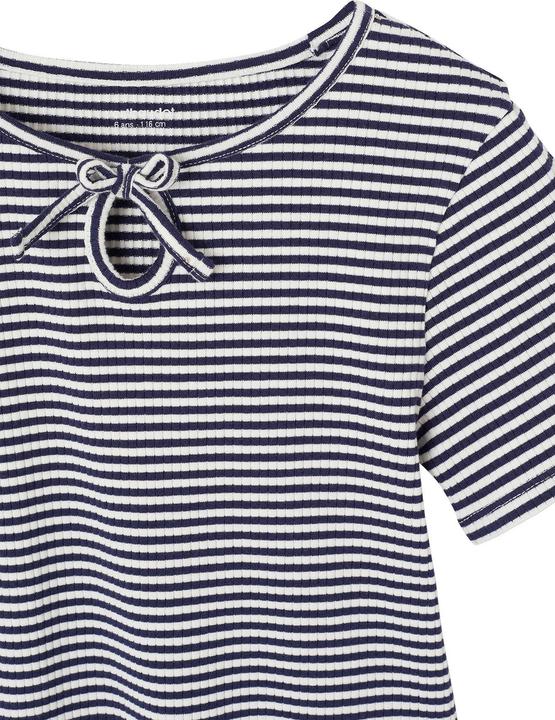 Produktbild Vertbaudet T?Shirt Mädchen mit Zierschleife am Hals (104, 98)