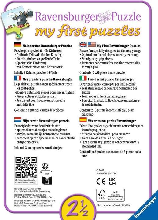 Immagine prodotto Ravensburger Buoni amici (6 pezzi)