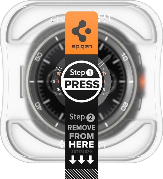 Immagine prodotto Spigen - Glas.tR EZ Fit (2 pack) - Samsung Galaxy Watch8 Classic - Clear