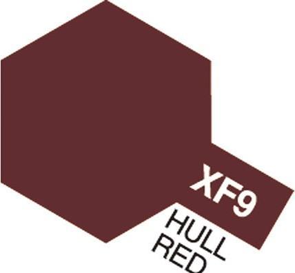 Tamiya Acrylic paint XF-9 hull red
