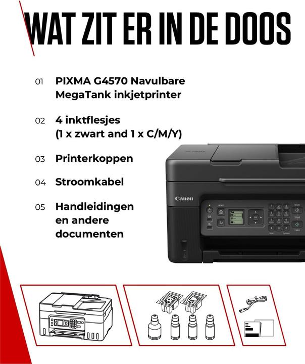 Actual product image Canon Pixma G4570 (Ink tank)