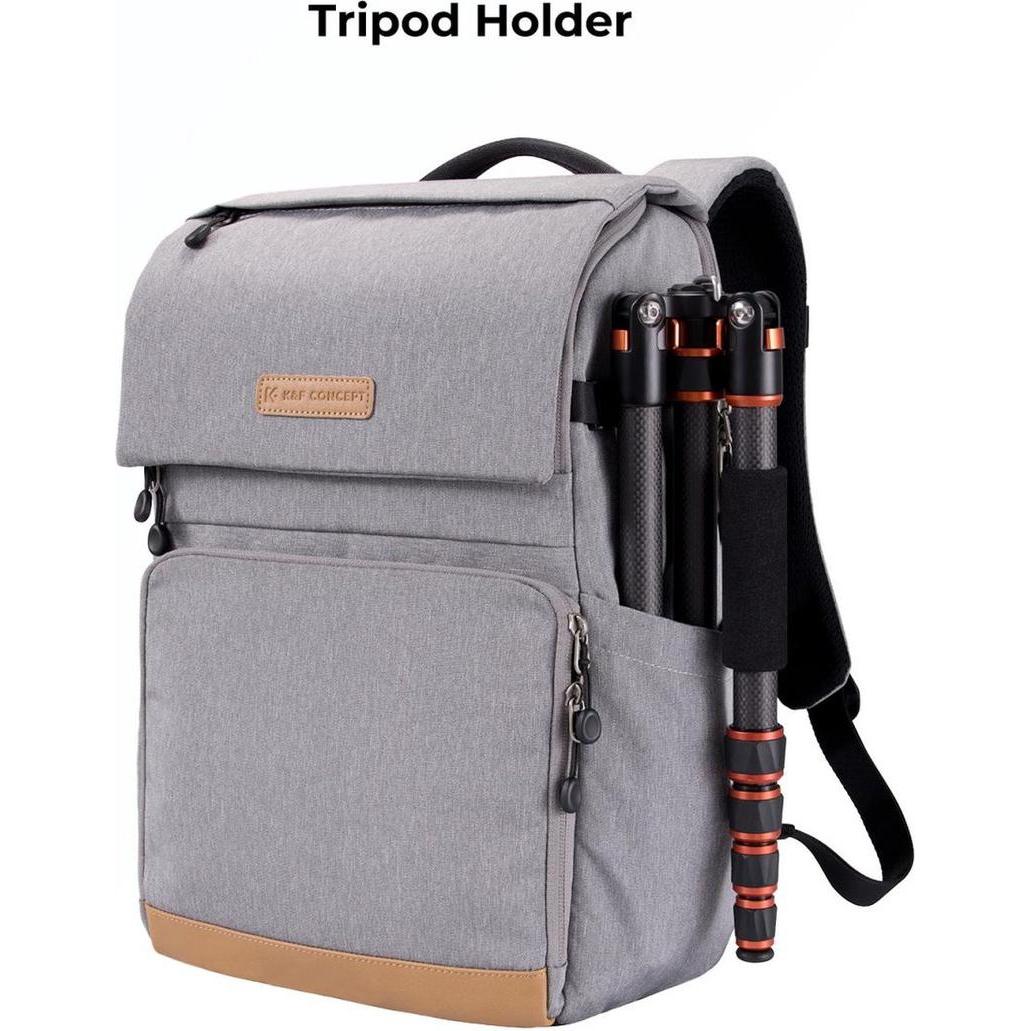 Thumbnail - K&F Concept 22L Beta Zip (Fotorucksack, 22 l), Kameratasche, Grau